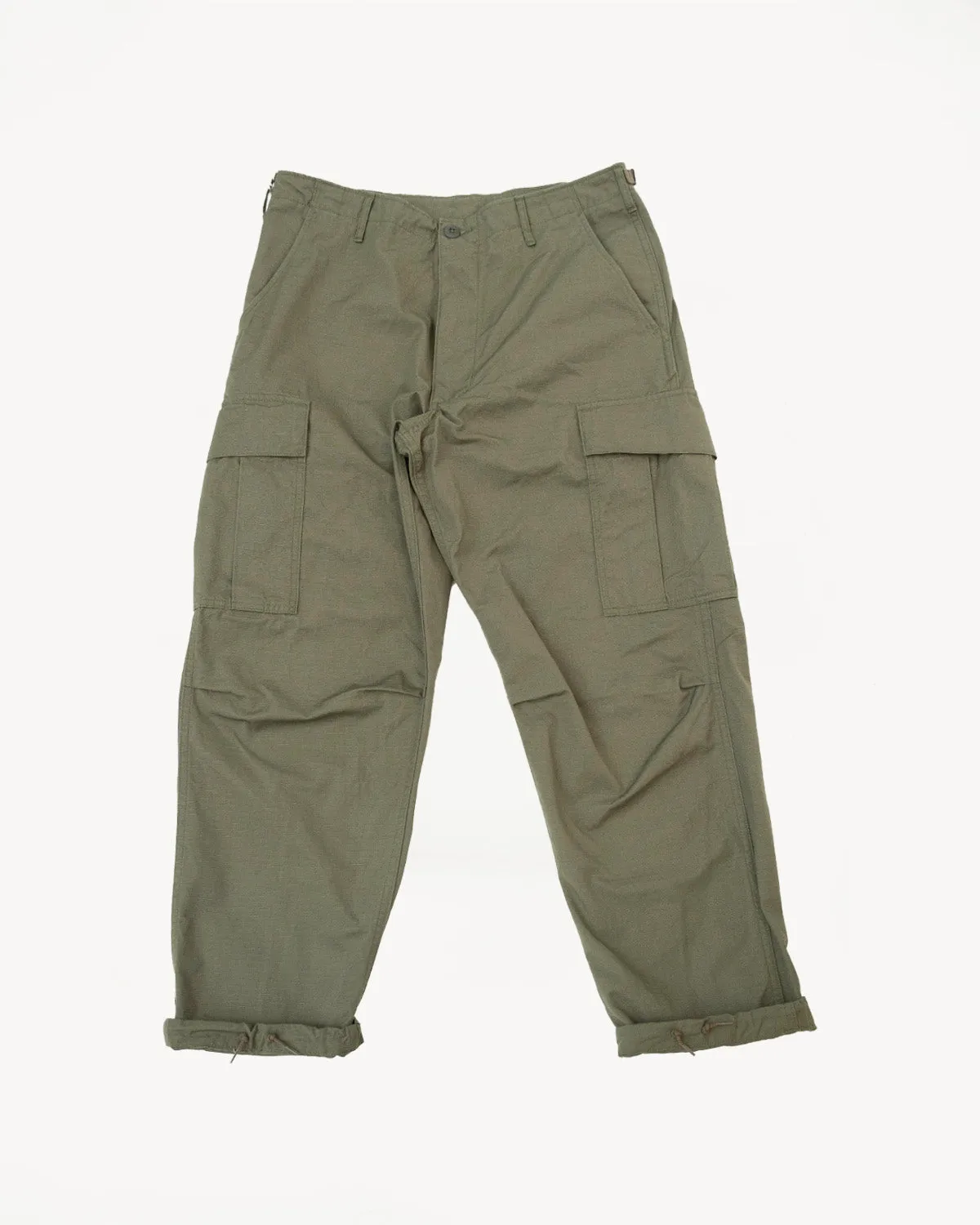 03-V5260RIP-76 - 6-Pocket Cargo Trousers - Vintage Fit - Olive