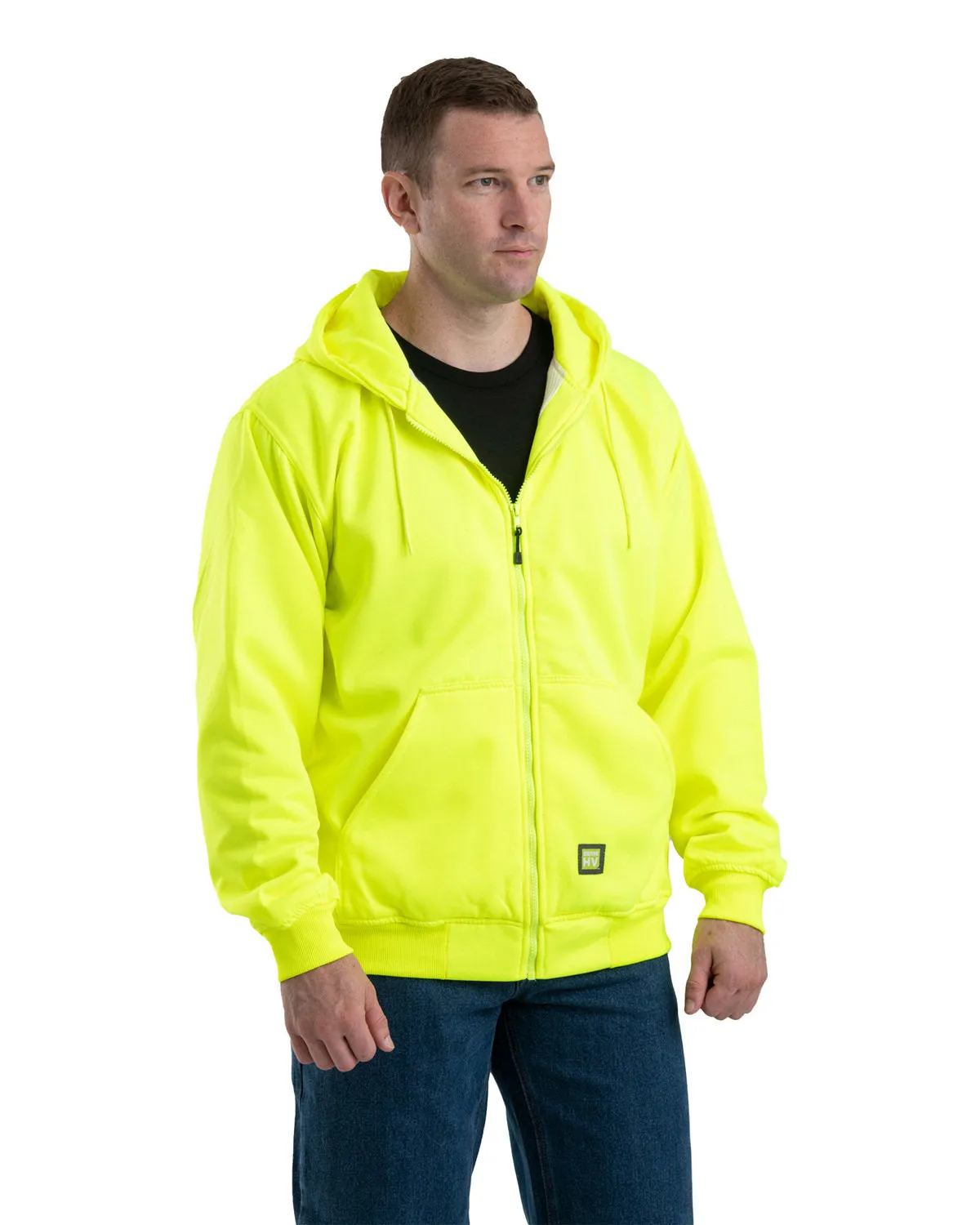 Berne Men's Heritage Thermal-Lined Full-Zip Hooded Sweatshirt HVF101