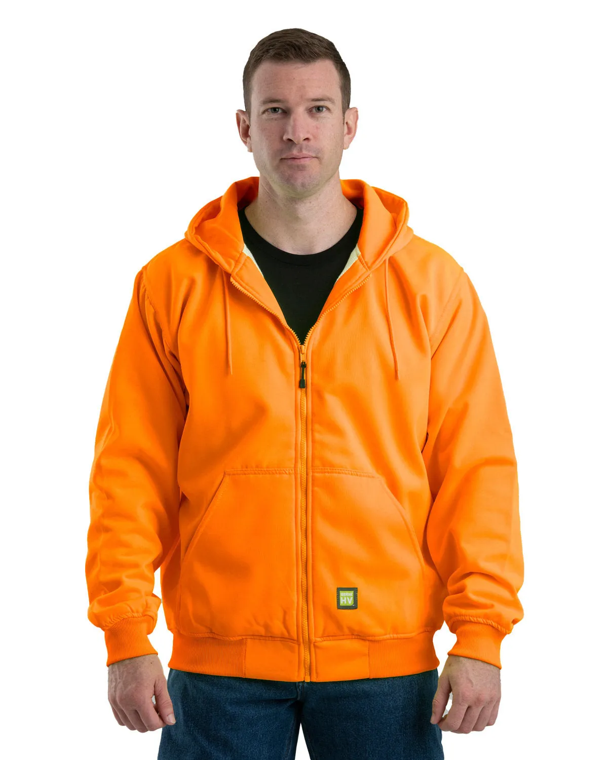 Berne Men's Heritage Thermal-Lined Full-Zip Hooded Sweatshirt HVF101