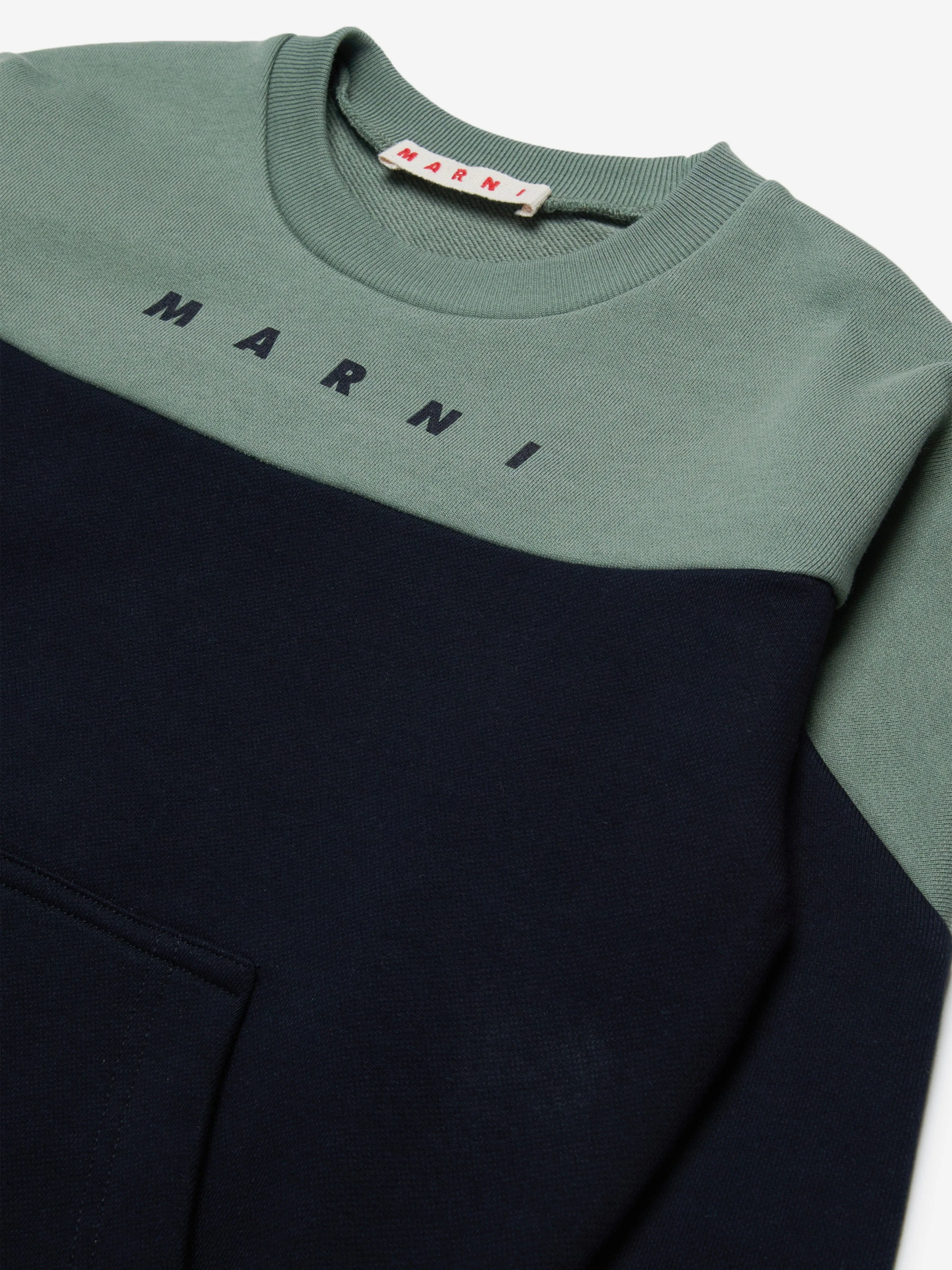 MARNI Kids Colourblock Sweatshirt in Black