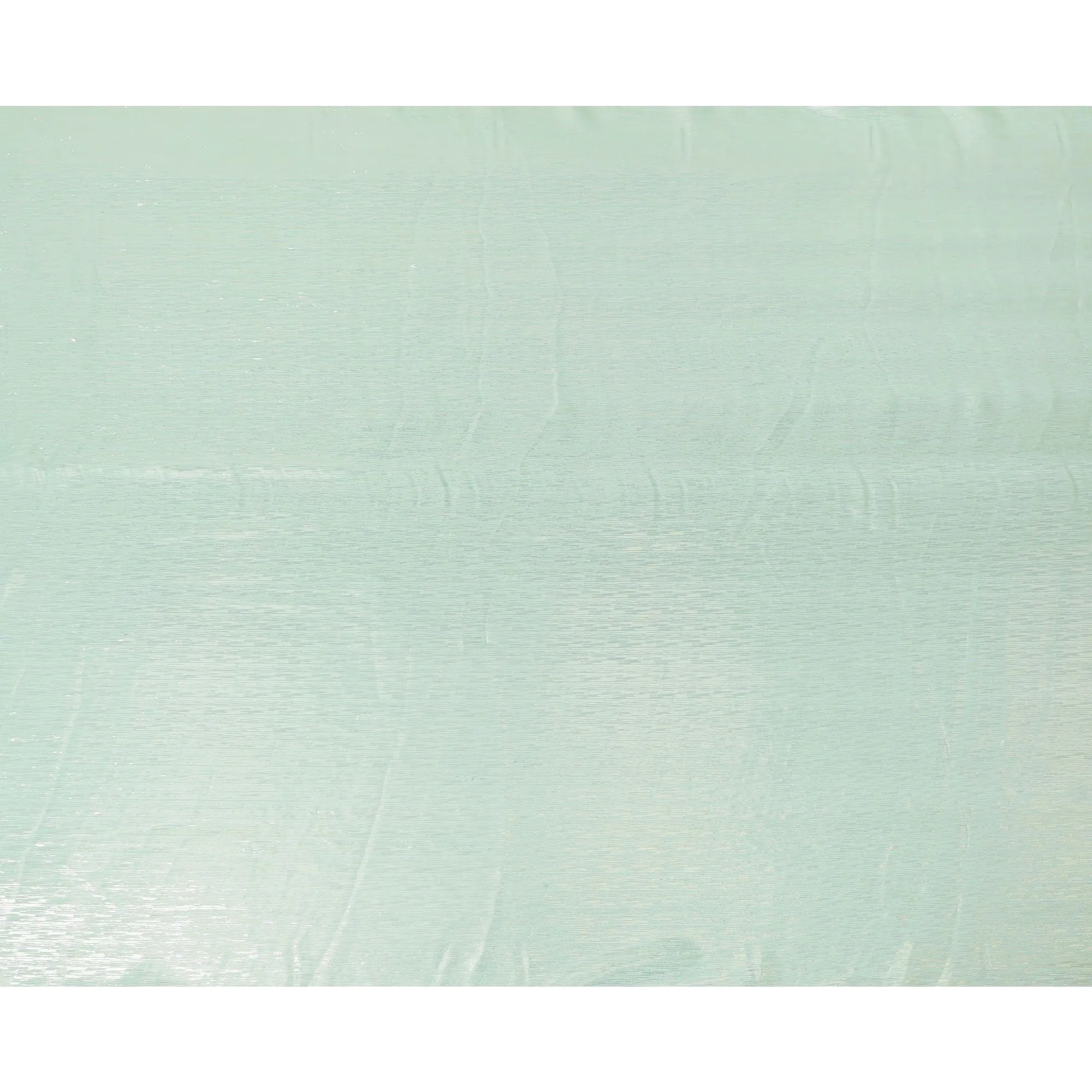 Mint green pink Premium pure silk chiffon with gold metallic lurex in stripes design-D11417