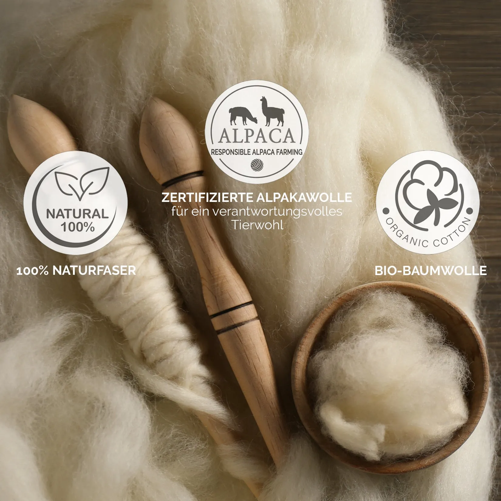 The Woodland - Alpaka Creme - Damen